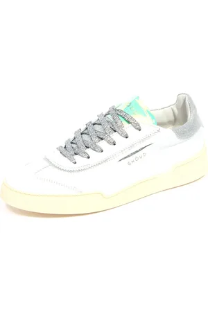 Ghoud Schoenen, Dames, Wit, 40 EU, Leer, Witte Leren Lage Sneaker