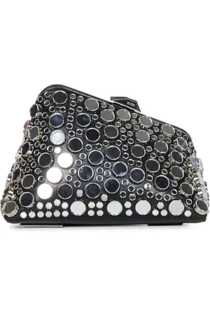 The Attico Tassen, Dames, Zwart, ONE Size, Midnight Clutch Tas