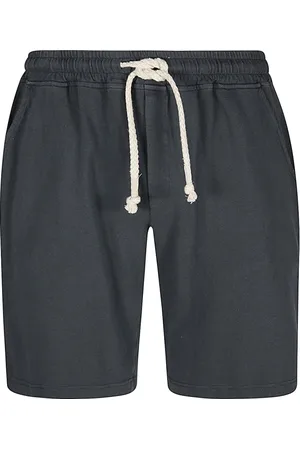 ELEVENTY Korte broeken, Heren, Zwart, L, Katoen, Trekkoord Bermuda Shorts