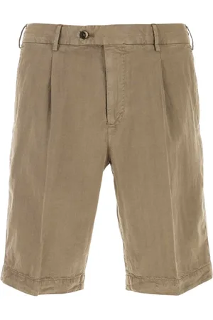 PT Torino Korte broeken, Heren, Groen, L, Khaki Lyocell Bermuda Shorts