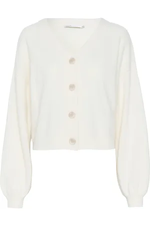 Gestuz Truien, Dames, , M, Wol, Elegante wollen vest met pofmouwen