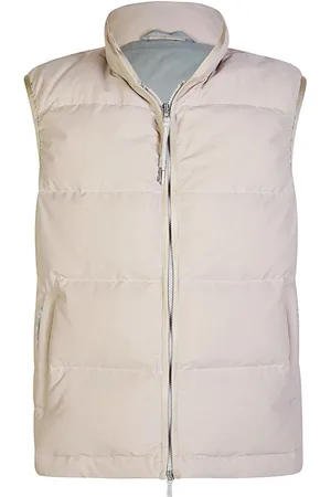 ELEVENTY Jassen, Heren, , L, Wol, Nylon Wol Gilet Piping Regular Fit