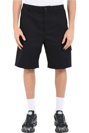 C.P. Company Korte broeken, Heren, Zwart, XL, Polyester, Urban Cargo Bermuda Shorts