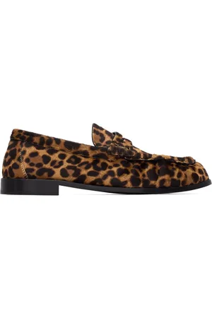 Saint Laurent Schoenen, Dames, Bruin, 36 1/2 EU, Stijlvolle Leren Loafers voor Mannen