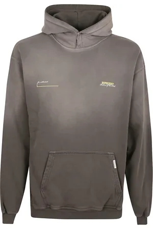 Represent Sweatshirts & Hoodies, Heren, Grijs, M, Club Hoodie Patron stijl