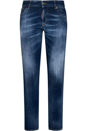 Dsquared2 Jeans, Dames, Blauw, 4Xs, Denim, Dames Slim-fit Jeans Blauw