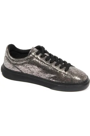 Hogan Schoenen, Dames, Grijs, 36 1/2 EU, Casual Sneakers in Loodgrijs