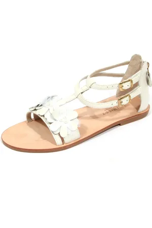 Twin-Set Schoenen, Dames, Wit, 37 EU, Kindersandalen gemaakt in Italië