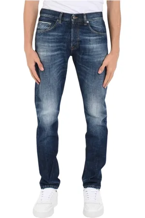 Dondup Jeans, Heren, Blauw, W36, Katoen, Iconische 5-Pocket Jeans
