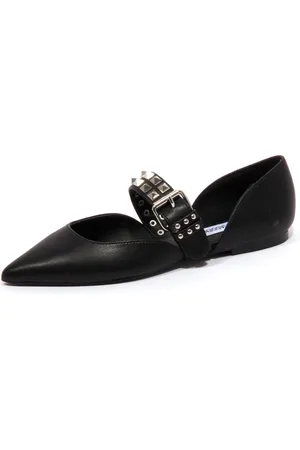 Steve Madden Schoenen, Dames, Zwart, 36 EU, Eco Leren Ballerina Pixel Schoen