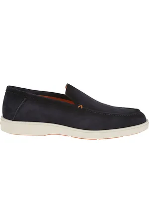 santoni Schoenen, Heren, Blauw, 43 1/2 EU, Stijlvolle Botanist Sneakers