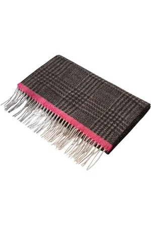 Brooks Brothers Accessoires, Heren, Bruin, ONE Size, Wol, Bruine wol kasjmiermix sjaal