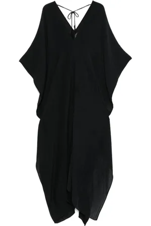 ‎Taller Marmo‎ Kleedjes, Dames, Zwart, ONE Size, Zwarte Sea Kleding V-hals Top