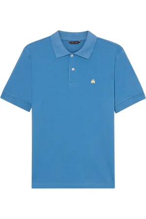 Brooks Brothers Tops, Heren, Blauw, 3Xl, Katoen, Katoenen Piqué Polo