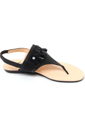 Hogan Schoenen, Dames, Zwart, 36 EU, Valencia stenen sandaal schoen