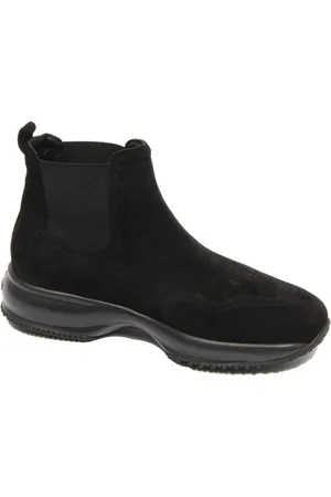 Hogan Schoenen, Dames, Zwart, 36 1/2 EU, Interactieve Chelsea Wo Boots