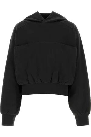 Entire Studios Sweatshirts & Hoodies, Dames, Zwart, S, Katoen, Zwarte Katoenen Sweatshirt