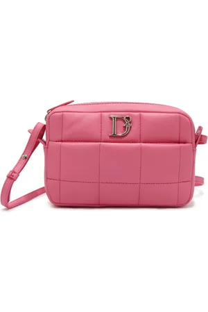 Dsquared2 Tassen, Dames, Roze, ONE Size, Roze Crossbody Tas Gemaakt in Italië