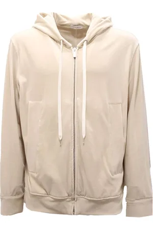 Paolo Pecora Sweatshirts & Hoodies, Heren, , S, Italiaans gemaakte sweatshirt wit room