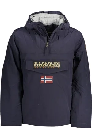Napapijri Jassen, Heren, Blauw, S, Blauwe Herenjas Rainforest Stijl
