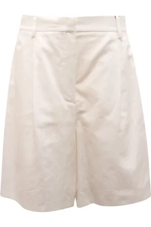 Max Mara Korte broeken, Dames, Wit, S, Weekend Bermuda Shorts Ecuba Style