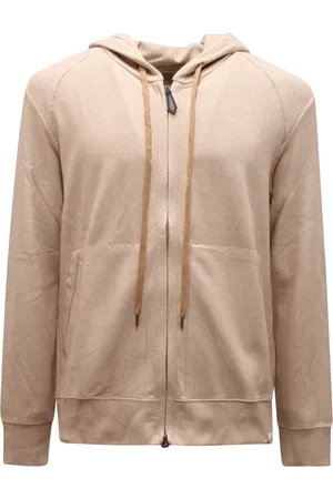 Paolo Pecora Sweatshirts & Hoodies, Heren, , L, Full-Zip Sweatshirt, Made in Italy