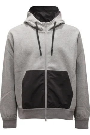 HERNO Sweatshirts & Hoodies, Heren, Grijs, M, Sweatshirt Jc 000027U Stijlvol Model