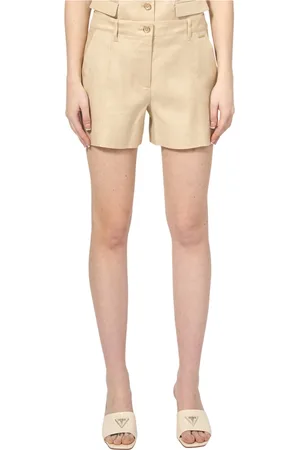 Guess Korte broeken, Dames, , L, Katoen, Shorts met Logodetail