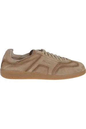 santoni Schoenen, Heren, , 40 EU, Leer, Bruine Sneakers voor Mannen