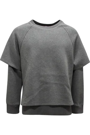 Neil Barrett Sweatshirts & Hoodies, Heren, Grijs, L, Slim Fit Sweatshirt Smoke Mel