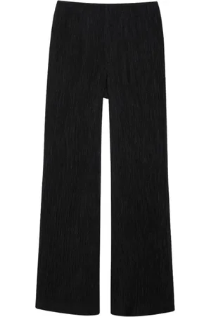 ANINE BING Broeken, Dames, Zwart, S, Zwarte Aden Broek Stijlvol Model