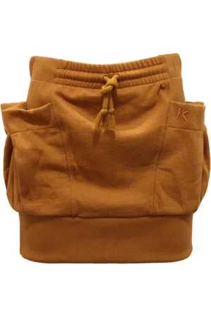 Kenzo Rokken, Dames, Bruin, M, Fleece Mini Rok met Felpa Voering