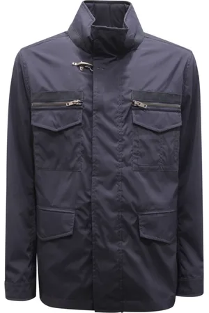 FAY Jassen, Heren, Blauw, L, Winddichte Jas Nam 1946027S Tibu 807