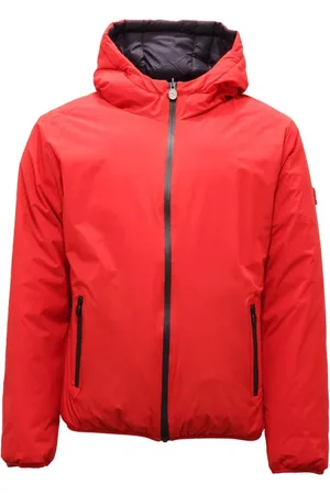 Invicta Jassen, Heren, Rood, M, Polyester, Omkeerbare gewatteerde jas rood/blauw