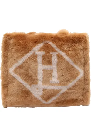 HERNO Accessoires, Dames, Bruin, ONE Size, Eco-Bont Tas met Interne Ritszak