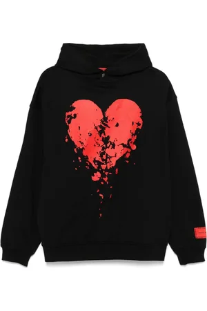 Vision Of Super Sweatshirts & Hoodies, Heren, Zwart, S, Zwarte hoodie met logopatch