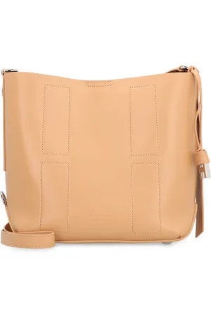 Hogan Tassen, Dames, , ONE Size, Leer, Stijlvolle leren hobo tas