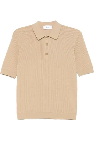 LARDINI Tops, Heren, , S, Katoen, Heren Polo Shirt Casual Stijl