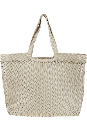 Dragon Diffusion Tassen, Dames, Wit, ONE Size, Leer, Witte Shopper Tas Elegante Chic Stijl