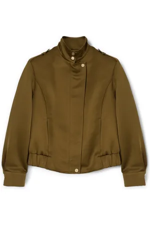 Motivi Jassen, Dames, Groen, L, Satijn, Satin bomberjack