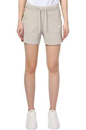 K-Way Korte broeken, Dames, , M, Katoen, Sportieve Chic Shorts met Verstelbare Taille