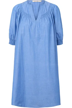 RUE de FEMME Kleedjes, Dames, Blauw, XS, Casual Overhemdjurk Hemelsblauw