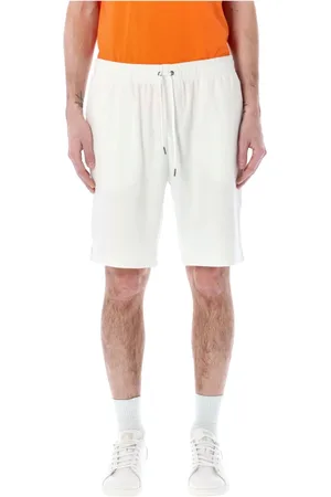 Ralph Lauren Korte broeken, Heren, Wit, M, Katoen, Herenkleding Shorts Wit Ss 25