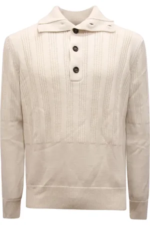 Paolo Pecora Truien, Heren, , M, Wol, Wollen trui in blauw model 22I