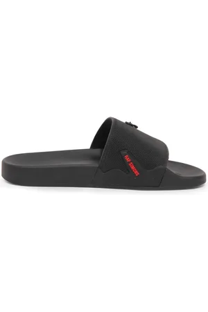 RAF SIMONS Schoenen, Heren, Zwart, 40 EU, Astra Zwarte Slipper Runner