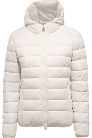 Invicta Jassen, Dames, Wit, L, Leer, Stretch Witte Bomberjack