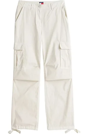 Tommy Hilfiger Broeken, Dames, , W31, Katoen, Cargo Stijl Casual Broek