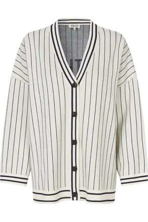 Baum und Pferdgarten Truien, Dames, , S, Gestreepte Cissi Cardigan in Creme