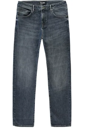 Cars Jeans, Heren, Blauw, W32 L34, Denim, Donker Gebruikt Denim Towers