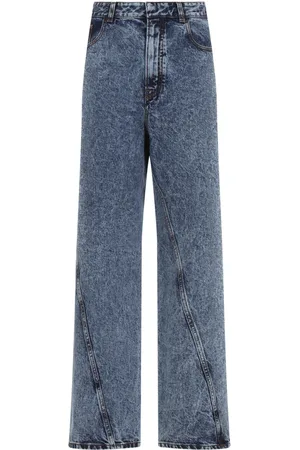 Alaïa Jeans, Dames, Blauw, S, Katoen, Blauwe Jeans voor Vrouwen
